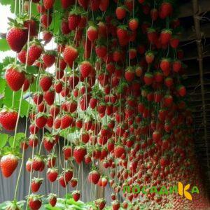 Клубника ампельная Анастасия купить по цене от 370р. в интернет-магазине «Посадика» с доставкой почтой в в Нерюнгрие и по всей России – [изображение №1].
