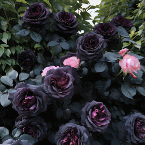 Роза Черная купить по цене от 450р. в интернет-магазине «Посадика» с доставкой почтой в в Нерюнгрие и по всей России – [изображение №1].