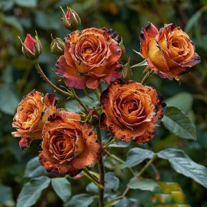 Роза плетистая Оранжевый Бриллиант купить по цене от 450р. в интернет-магазине «Посадика» с доставкой почтой в в Нерюнгрие и по всей России – [изображение №1].